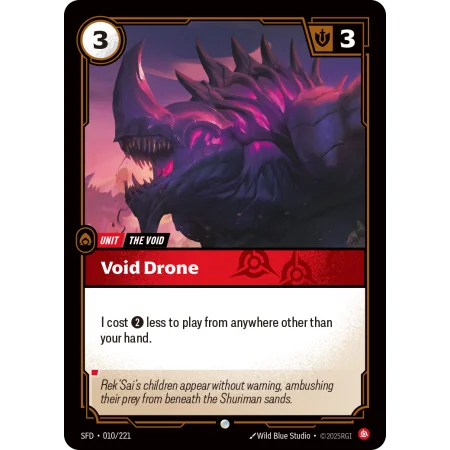 Void Drone SFD-010 | Spiritforged | ProCards México