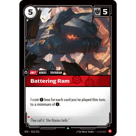 Battering Ram SFD-012 | Spiritforged | ProCards México