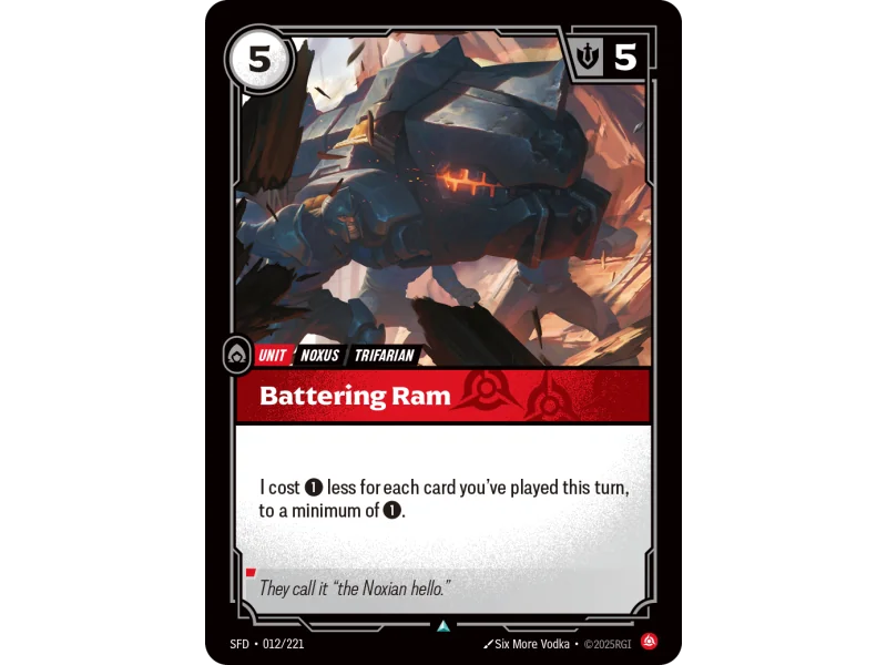 Battering Ram SFD-012 | Spiritforged | ProCards México