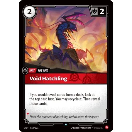 Void Hatchling SFD-018 | Spiritforged | ProCards México