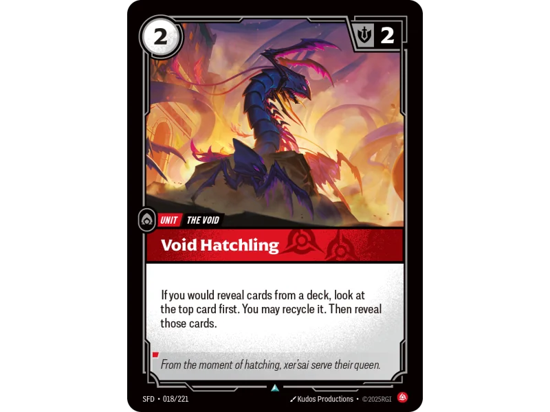 Void Hatchling SFD-018 | Spiritforged | ProCards México