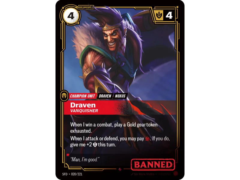 Draven, Vanquisher SFD-020 | Spiritforged | ProCards México