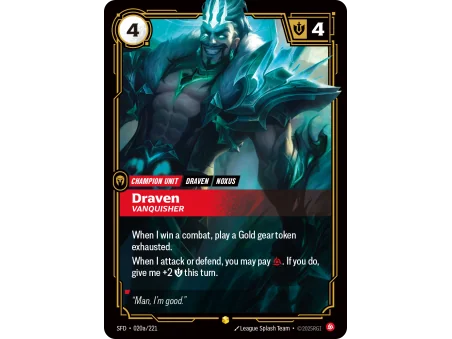 Draven, Vanquisher SFD-020A | Spiritforged | ProCards México