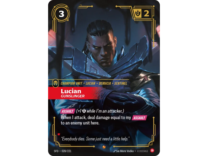 Lucian, Gunslinger SFD-028 | Spiritforged | ProCards México