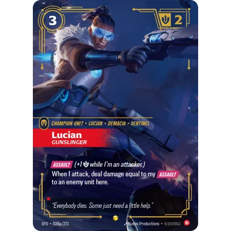 Lucian, Gunslinger SFD-028A | Spiritforged | ProCards México