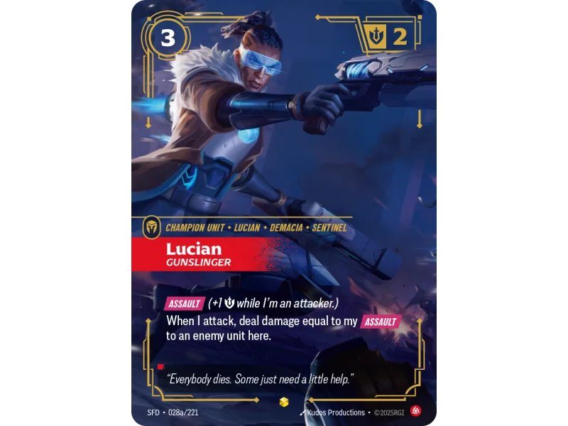 Lucian, Gunslinger SFD-028A | Spiritforged | ProCards México