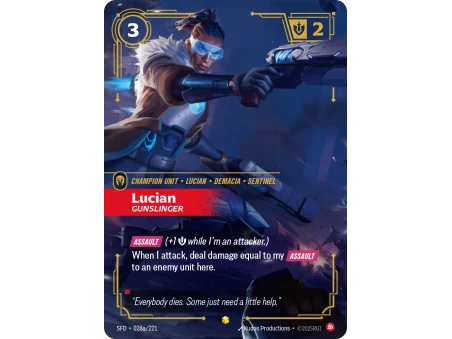 Lucian, Gunslinger SFD-028A | Spiritforged | ProCards México