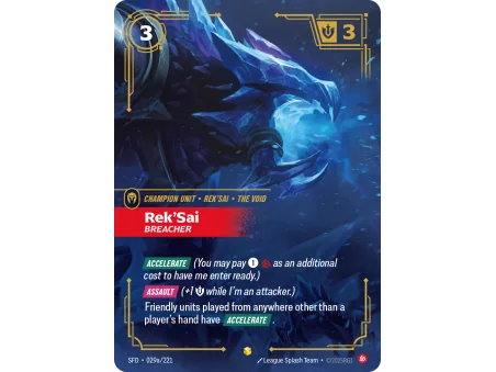 Rek'Sai, Breacher SFD-029A | Spiritforged | ProCards México