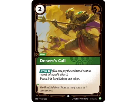 Desert's Call SFD-031 | Spiritforged | ProCards México