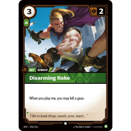 Disarming Rake SFD-032 | Spiritforged | ProCards México
