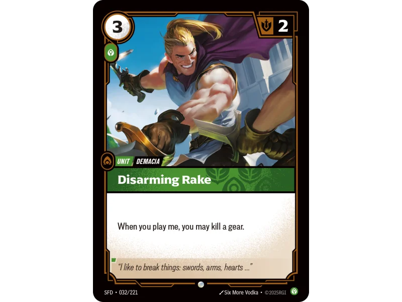 Disarming Rake SFD-032 | Spiritforged | ProCards México