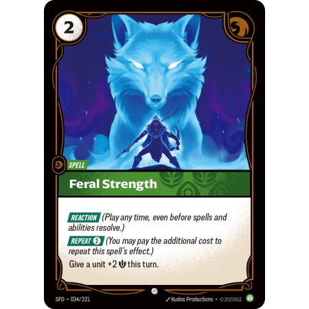 Feral Strength SFD-034 | Spiritforged | ProCards México