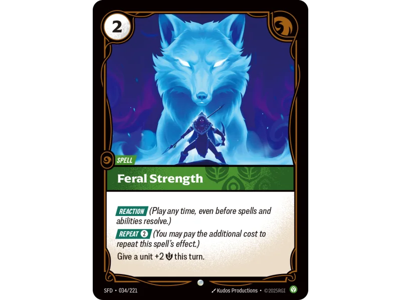 Feral Strength SFD-034 | Spiritforged | ProCards México
