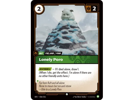 Lonely Poro SFD-036 | Spiritforged | ProCards México