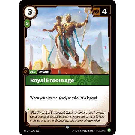 Royal Entourage SFD-039 | Spiritforged | ProCards México