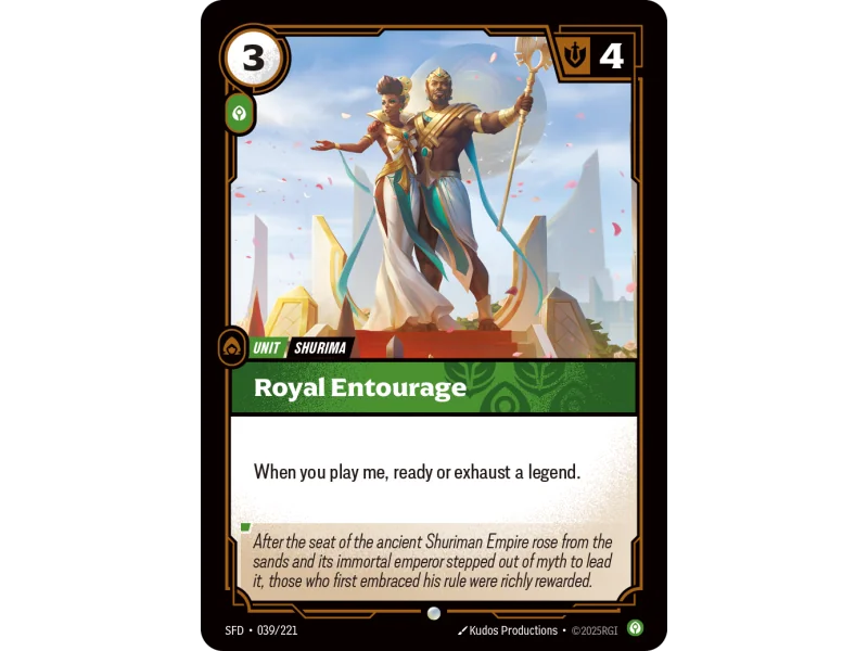 Royal Entourage SFD-039 | Spiritforged | ProCards México