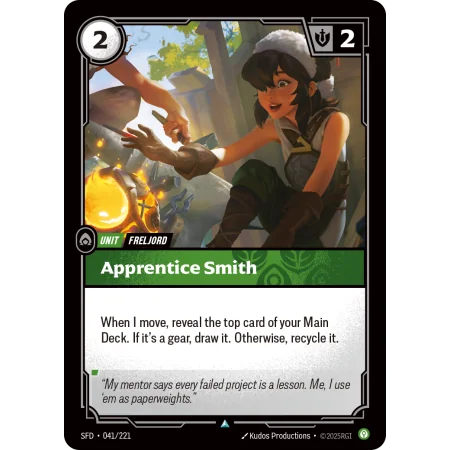 Apprentice Smith SFD-041 | Spiritforged | ProCards México