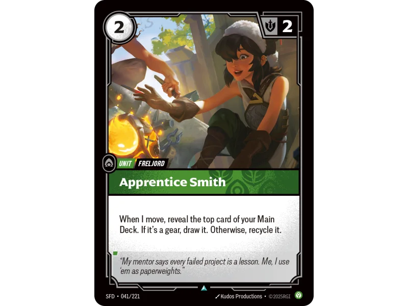 Apprentice Smith SFD-041 | Spiritforged | ProCards México