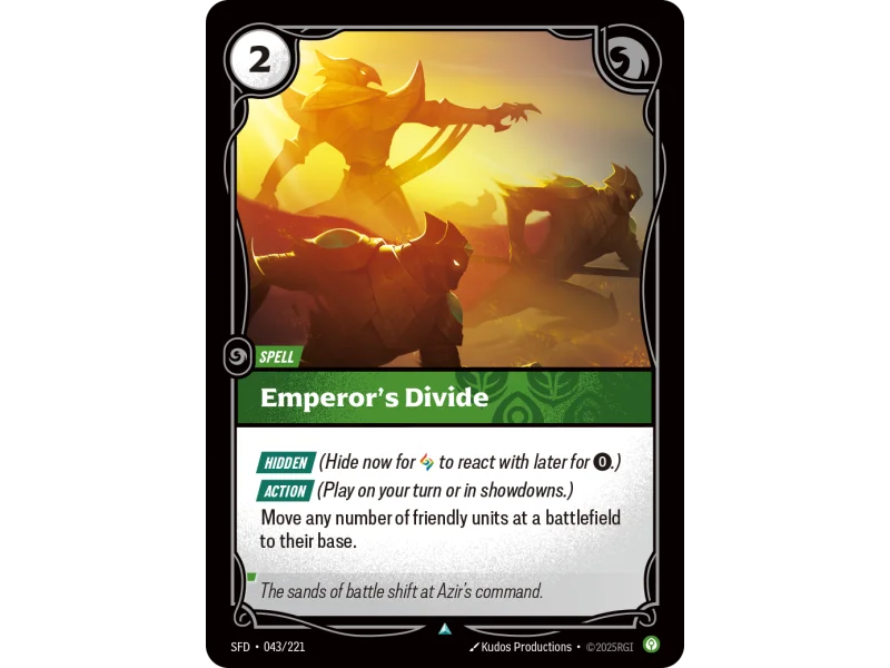 Emperor's Divide SFD-043 | Spiritforged | ProCards México