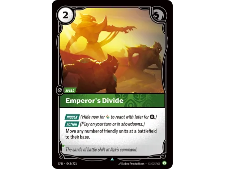 Emperor's Divide SFD-043 | Spiritforged | ProCards México