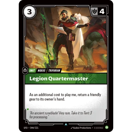 Legion Quartermaster SFD-044 | Spiritforged | ProCards México