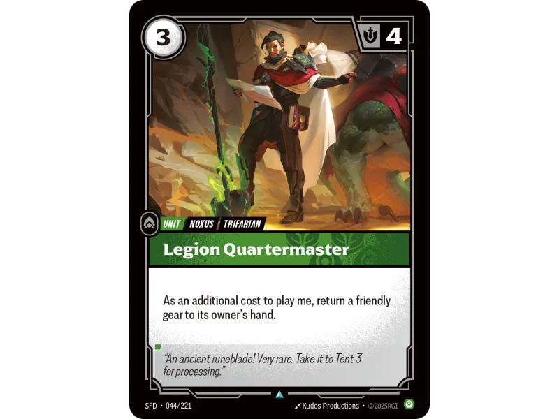 Legion Quartermaster SFD-044 | Spiritforged | ProCards México