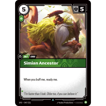 Simian Ancestor SFD-047 | Spiritforged | ProCards México