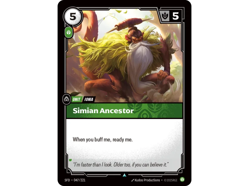 Simian Ancestor SFD-047 | Spiritforged | ProCards México