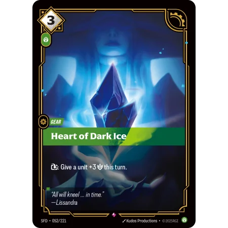 Heart of Dark Ice SFD-052 | Spiritforged | ProCards México