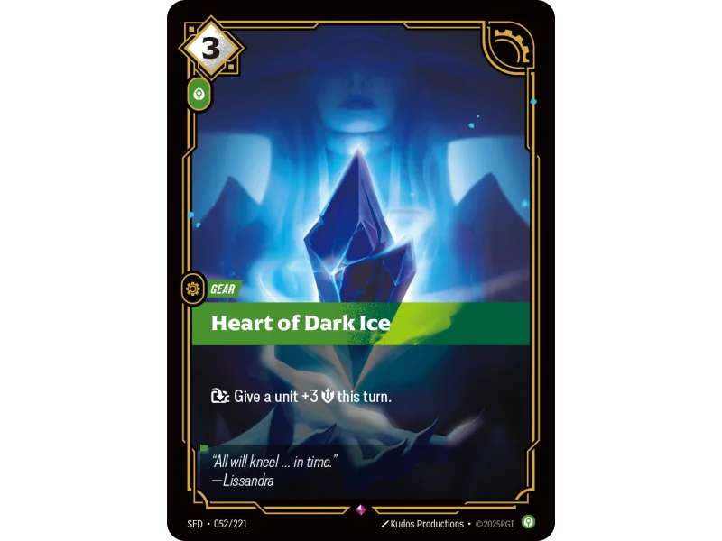 Heart of Dark Ice SFD-052 | Spiritforged | ProCards México