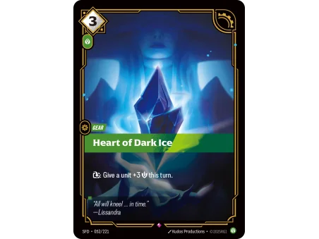 Heart of Dark Ice SFD-052 | Spiritforged | ProCards México