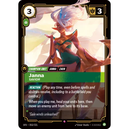 Janna, Savior SFD-053 | Spiritforged | ProCards México