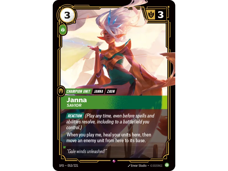 Janna, Savior SFD-053 | Spiritforged | ProCards México