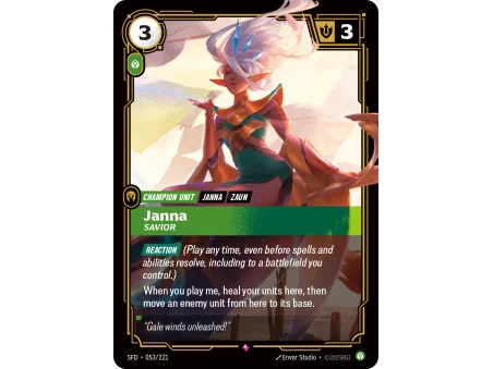 Janna, Savior SFD-053 | Spiritforged | ProCards México