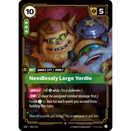 Needlessly Large Yordle SFD-055 | Spiritforged | ProCards México