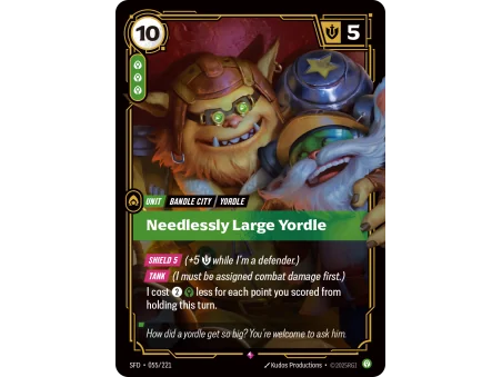 Needlessly Large Yordle SFD-055 | Spiritforged | ProCards México
