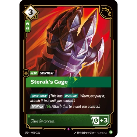 Sterak's Gage SFD-056 | Spiritforged | ProCards México