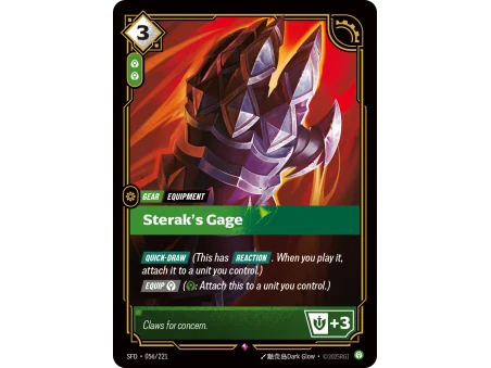 Sterak's Gage SFD-056 | Spiritforged | ProCards México