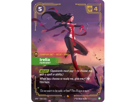 Irelia, Fervent SFD-057 | Spiritforged | ProCards México