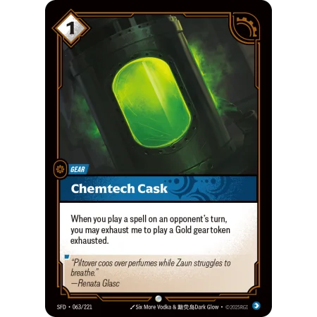 Chemtech Cask SFD-063 | Spiritforged | ProCards México