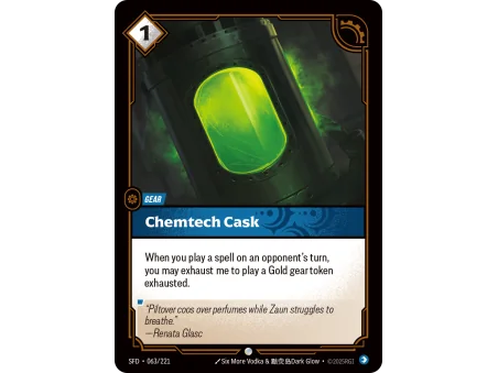 Chemtech Cask SFD-063 | Spiritforged | ProCards México