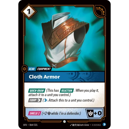 Cloth Armor SFD-064 | Spiritforged | ProCards México