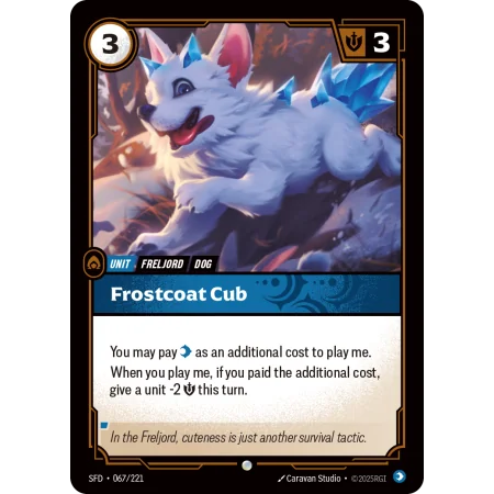 Frostcoat Cub SFD-067 | Spiritforged | ProCards México