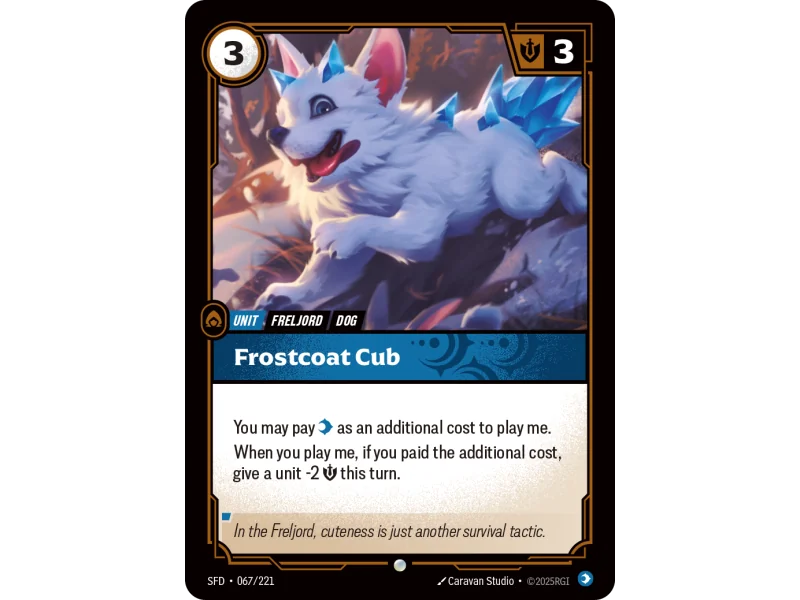 Frostcoat Cub SFD-067 | Spiritforged | ProCards México