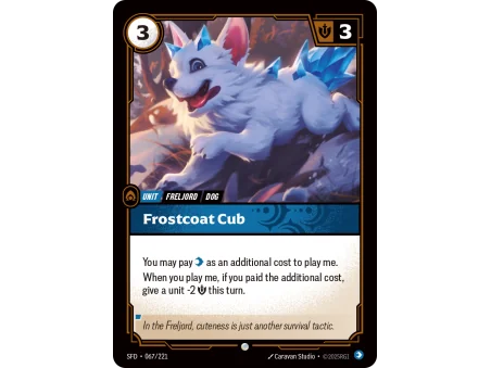 Frostcoat Cub SFD-067 | Spiritforged | ProCards México