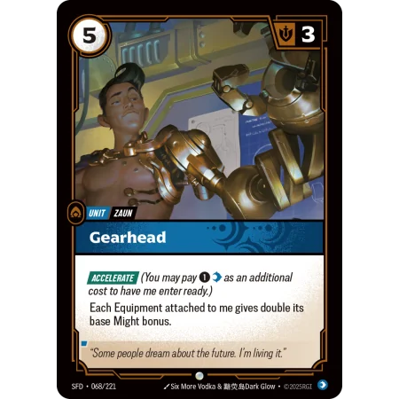 Gearhead SFD-068 | Spiritforged | ProCards México