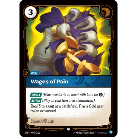 Wages of Pain SFD-070 | Spiritforged | ProCards México