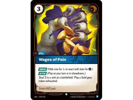 Wages of Pain SFD-070 | Spiritforged | ProCards México