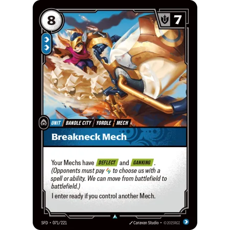 Breakneck Mech SFD-071 | Spiritforged | ProCards México