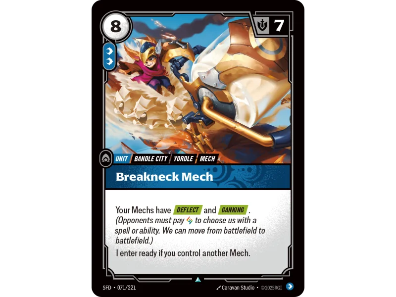 Breakneck Mech SFD-071 | Spiritforged | ProCards México